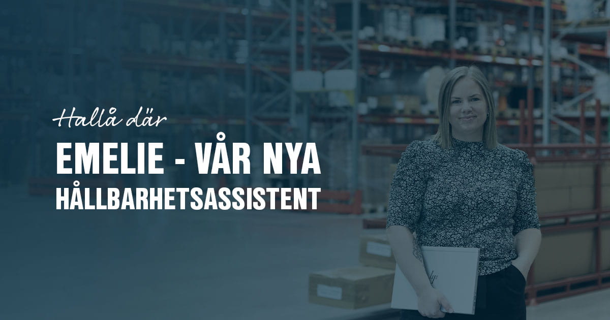 NY KRAFT I HÅLLBARHETSARBETET 