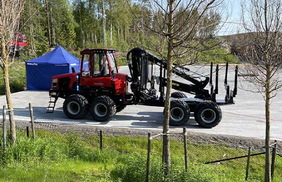 Komatsus nya hybrid-elektriska skotare