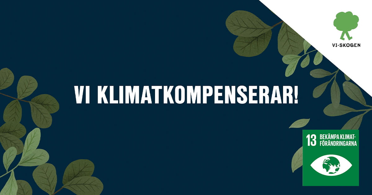 Vi klimatkompenserar