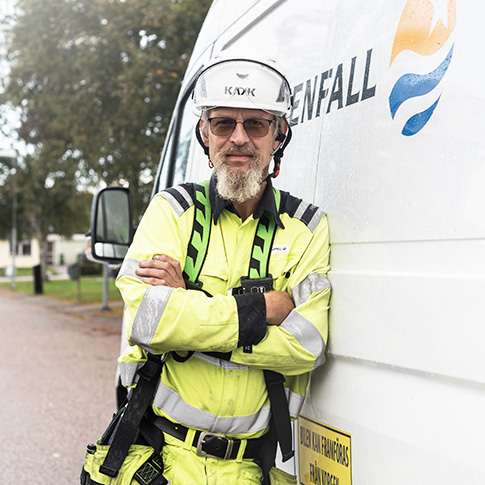 Björn på vattenfall 