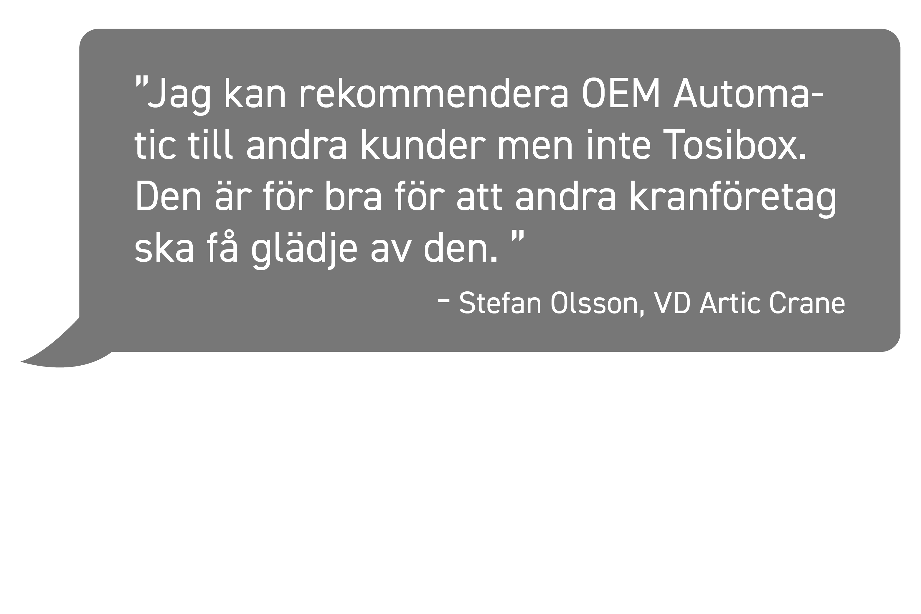 citat Stefan Olsson artic crane 