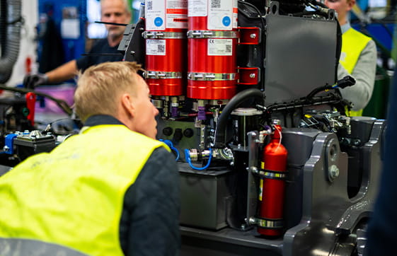 Vi besöker Rottne och kollar in komponenterna i deras maskiner