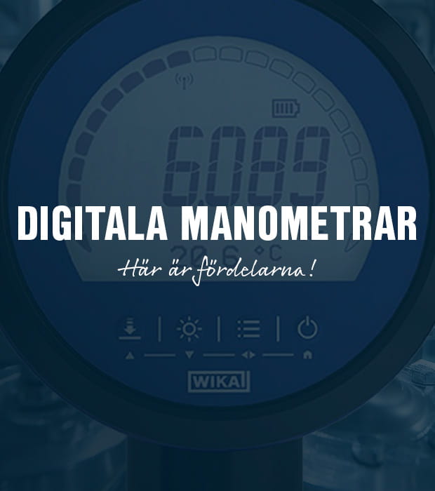 Digitala manometrar från WIKA