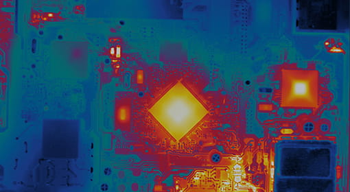 kretskort värmekamera