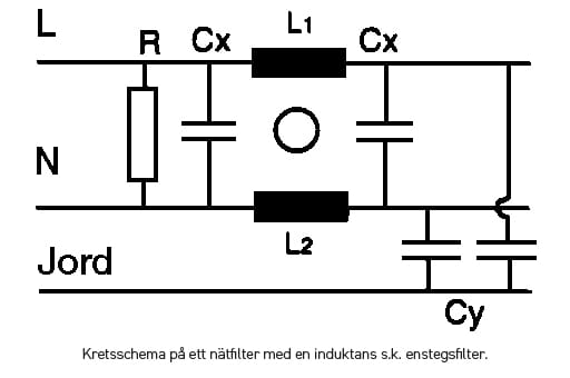 kretscchema enstegsfilter