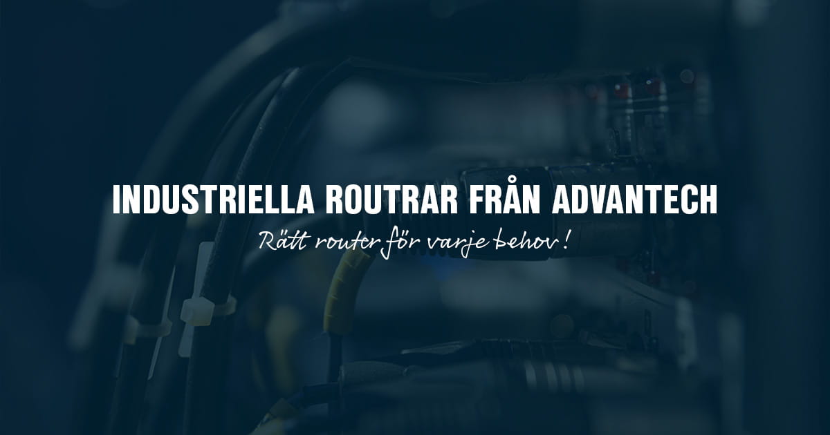Industriella routrar från Advantech OG