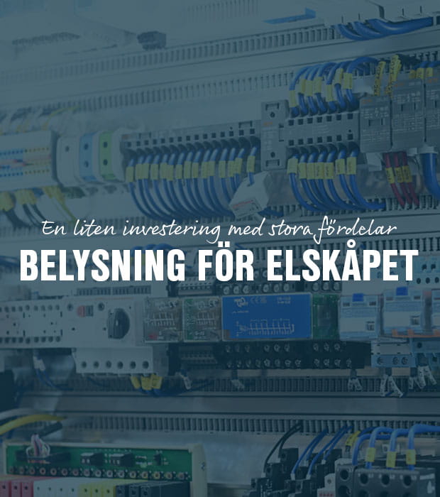 Belysning för Elskåpet