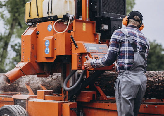 nödstopp Baco skogsmaskin