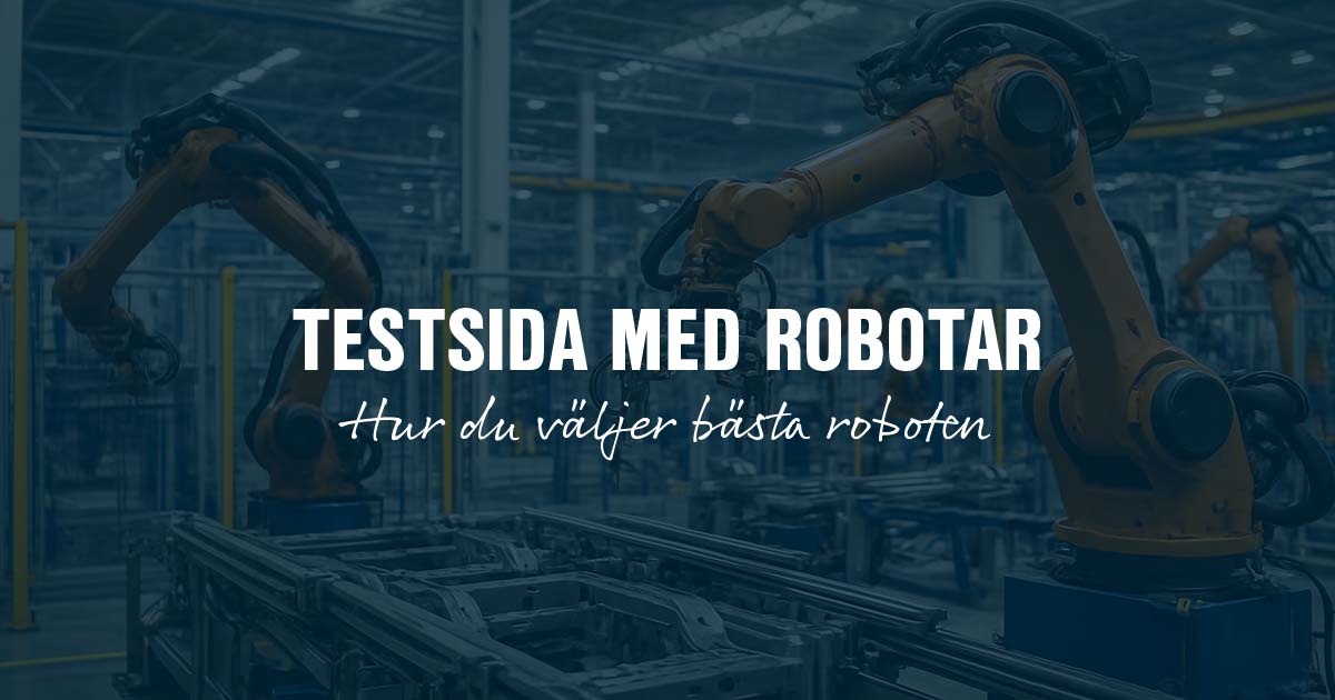 Testsida med robotar