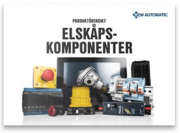 Elskåpskomponenter översikt