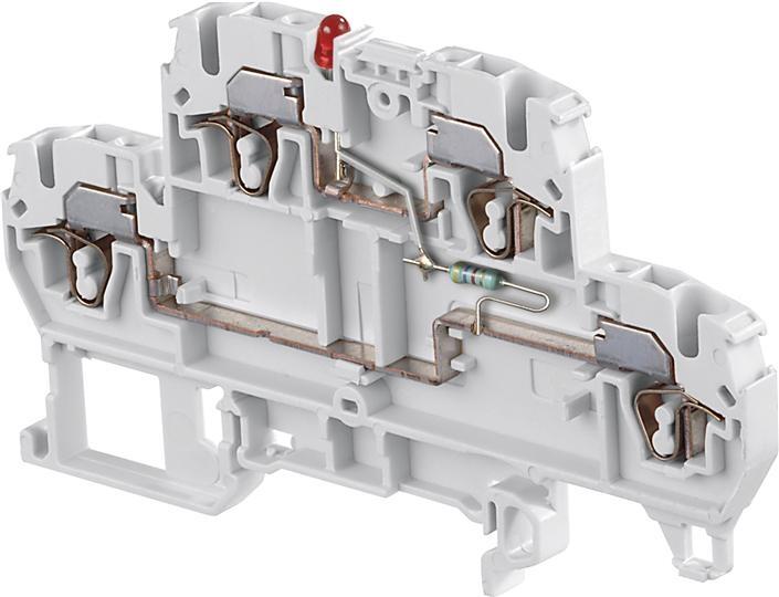 Fjäderplint, 2-våning med LED