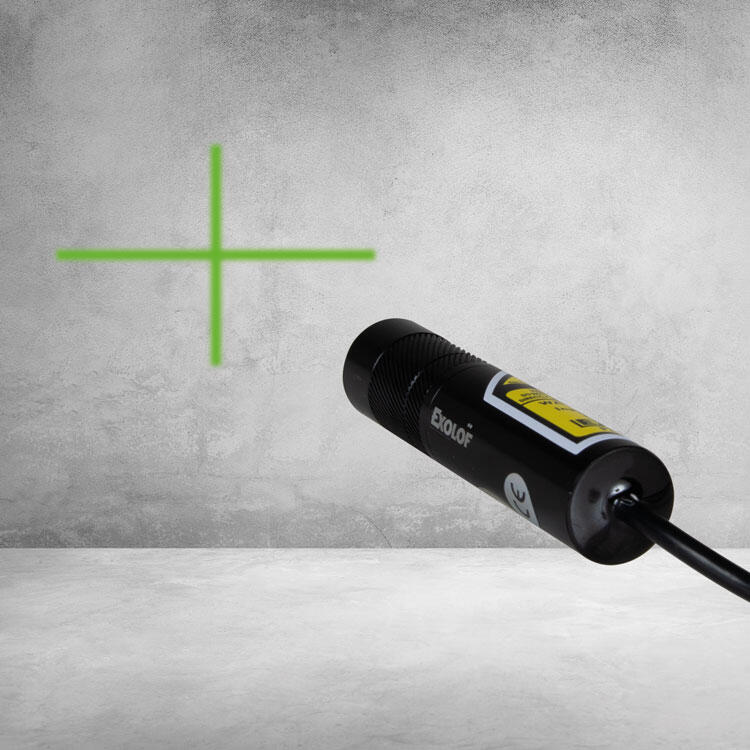 Industriell laser grön krysslaser Exolöf
