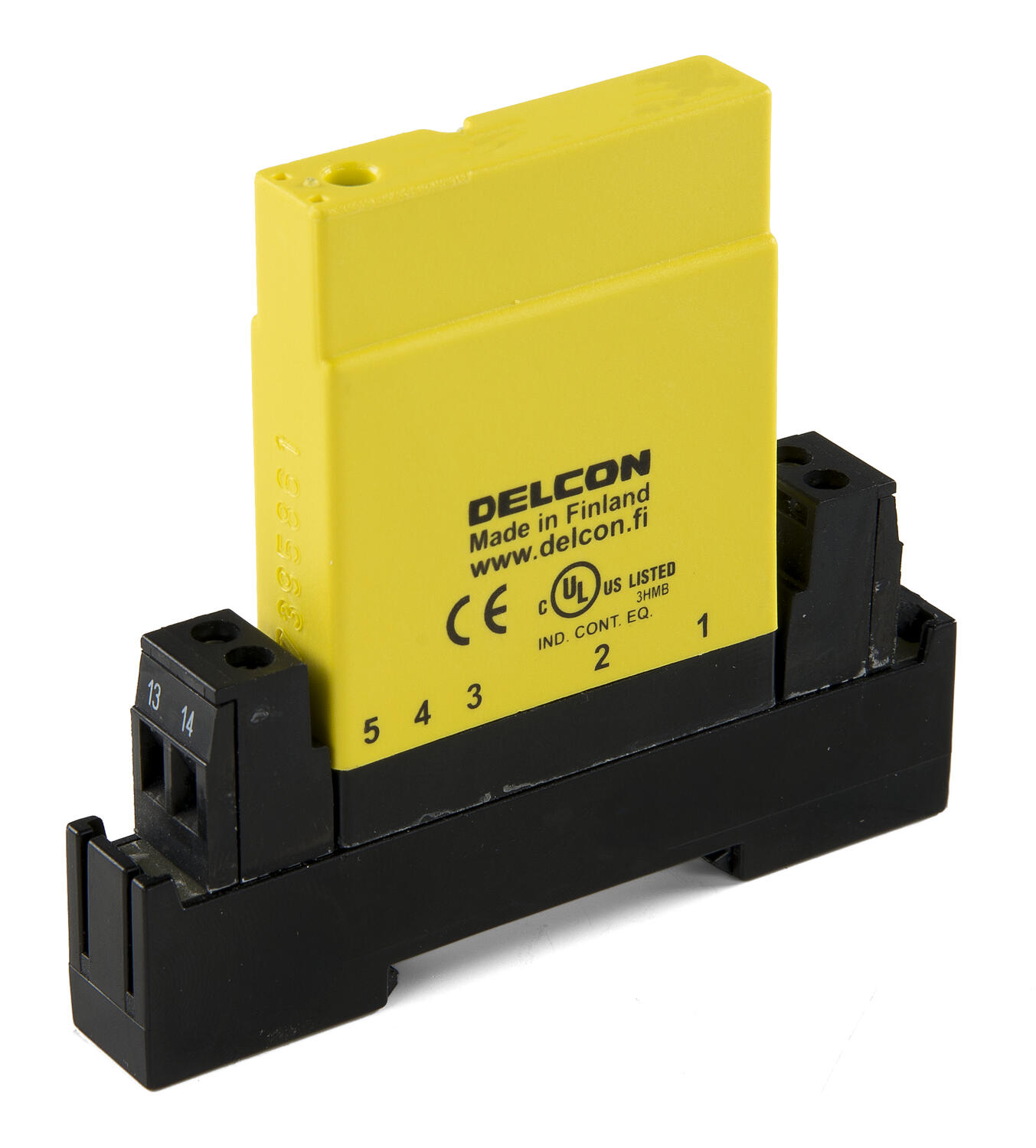 Ingångsrelä AC, med Sockel